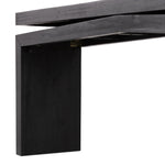 Matthes Console Table - Aged Black Pine