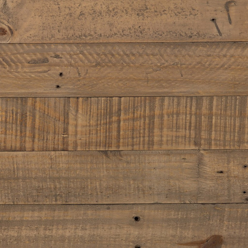 Matthes Console Table - Rustic Natural Reclaimed Wood Detail