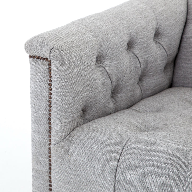 Maxx Swivel Chair - Tufted Arm View