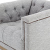 Maxx Swivel Chair - Arm Detail with Nailhead Trim