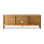 Meadow Media Console Tawny Oak Back View 229647-003