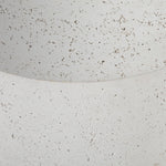 Meza Nesting Coffee Table - Textured White Textured Pitting Detail