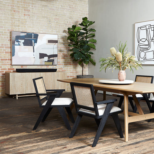 Four Hands Mika Dining Sideboard Staged in Dining Room