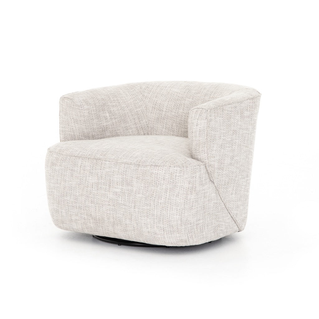 Four Hands Mila Swivel Chair Brazos Dove