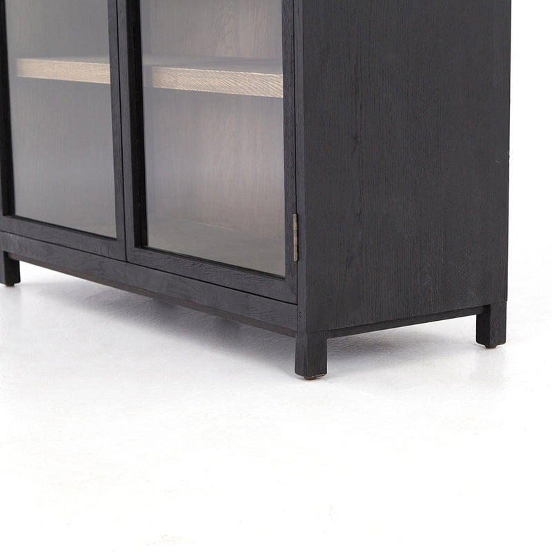 modern glass cabinet