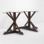 Geometric Iron Dining Table Base