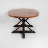 Artesanos Copper Dining Table Oval Shape