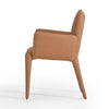 Monza Dining Armchair Heritage Camel Side View 233350-001
