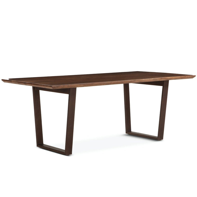 Mozambique Wood Dining Table angled view