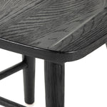 Naples Dining Chair Black Oak Seating Corner Four Hands