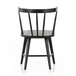 Four Hands Naples Dining Chair Black Oak Back View