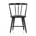 224596-003 Naples Dining Chair Black Oak Front View