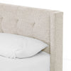 Newhall Bed - Plushtone Linen Headboard Detail