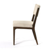 Side View Norton Modern Dining Chair - Fulci Stone