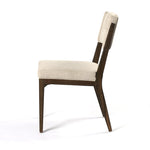 Side View Norton Modern Dining Chair - Fulci Stone