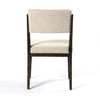 Back View Norton Modern Dining Chair - Fulci Stone