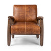 Four Hands Oaklynn Chair Raleigh Chestnut Front View