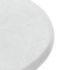 Odin Nightstand White Faux Concrete