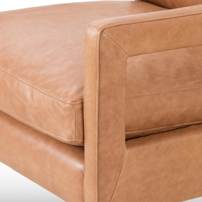 Olson Chair Sonoma Butterscotch Armrest Detail Four Hands