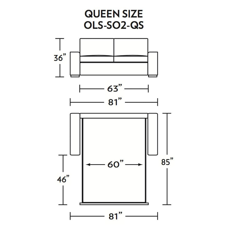 Olson Queen Size Sleeper Sofa