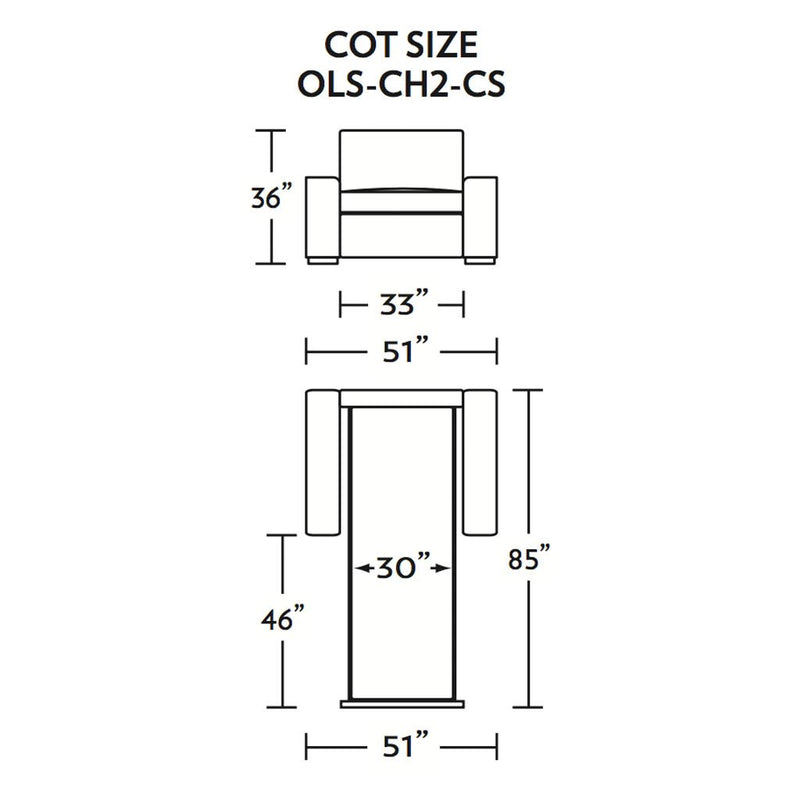 Olson Cot Size Sleeper Sofa