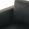 Otis Sofa Harrison Black Top Grain Leather Backrest Four Hands