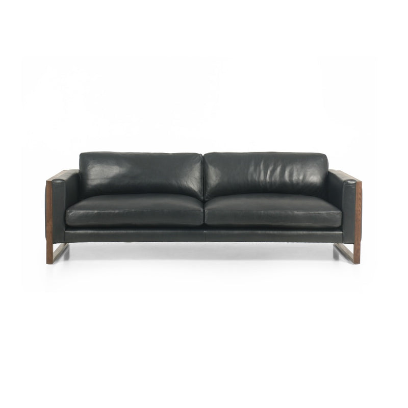 Four Hands Otis Sofa Harrison Black Front Facing View