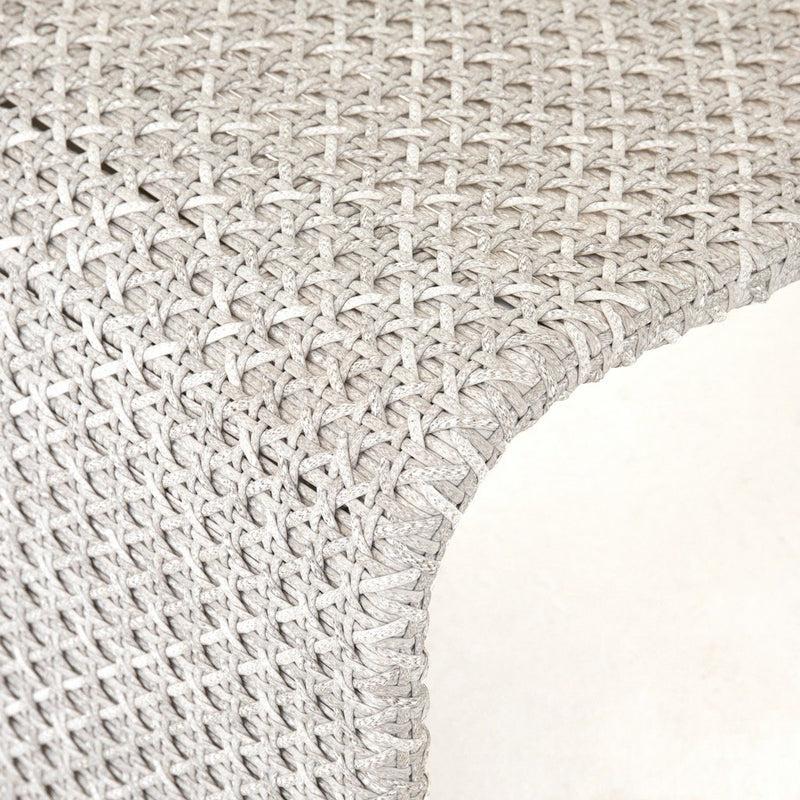 Paige Outdoor Woven Chaise Texture Armrest Detail