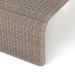 Paige Outdoor Woven Chaise Weathered Brown Base Detail 102432-003
