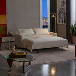 Beauty shot of Palmer Comfort Sleeper Silver Sofa by American Leather - Artesanos