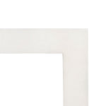 Four Hands Parish Coffee Table White Concrete Right Corner Detail