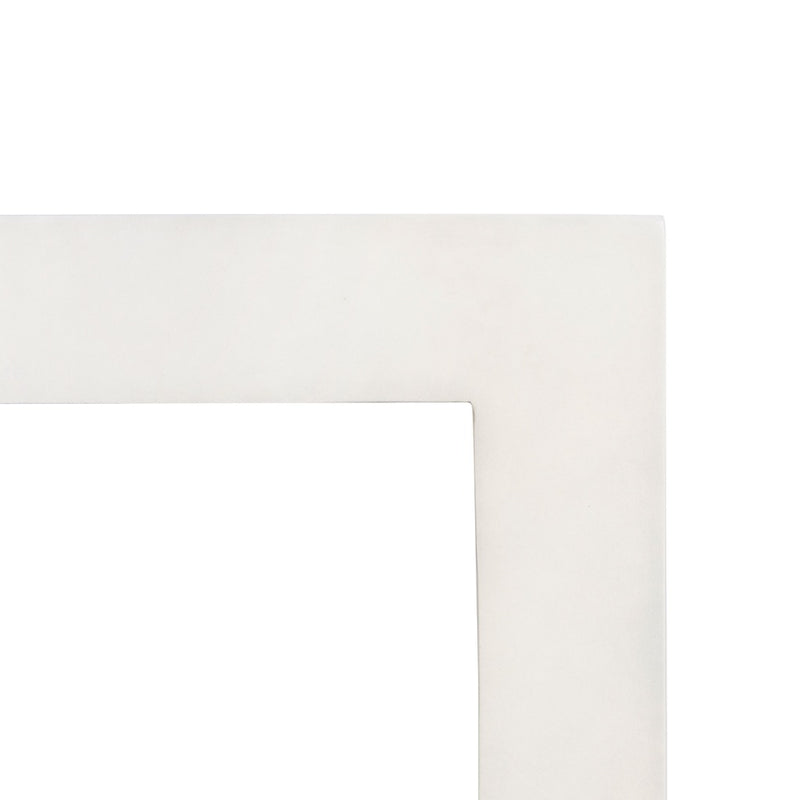 Four Hands Parish Coffee Table White Concrete Right Corner Detail