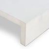 Parish Coffee Table White Concrete Top View Four Hands