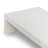 Parish Coffee Table White Concrete Top View 107703-003
