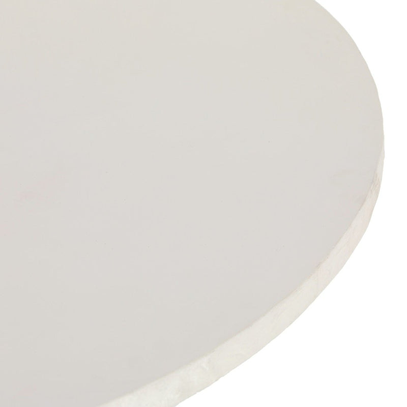 White Round Dining Table