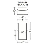 Pearson Twin Size Comfort Sleeper Sofa