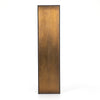 Phillip Console Table - Bright Brass-clad Top