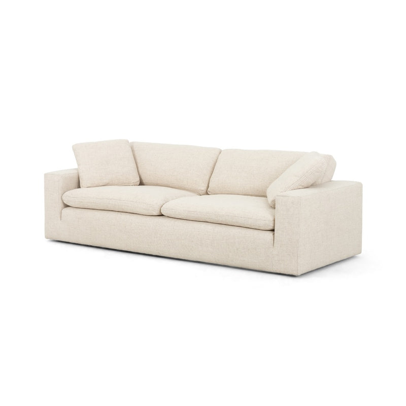 Plume Sofa Thames Cream Angled View 106191-008
