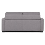 Back View of Porter Comfort Sleeper Silver Sofa by American Leather