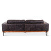 Portofino Leather Sofa Antique Ebony HTD back view