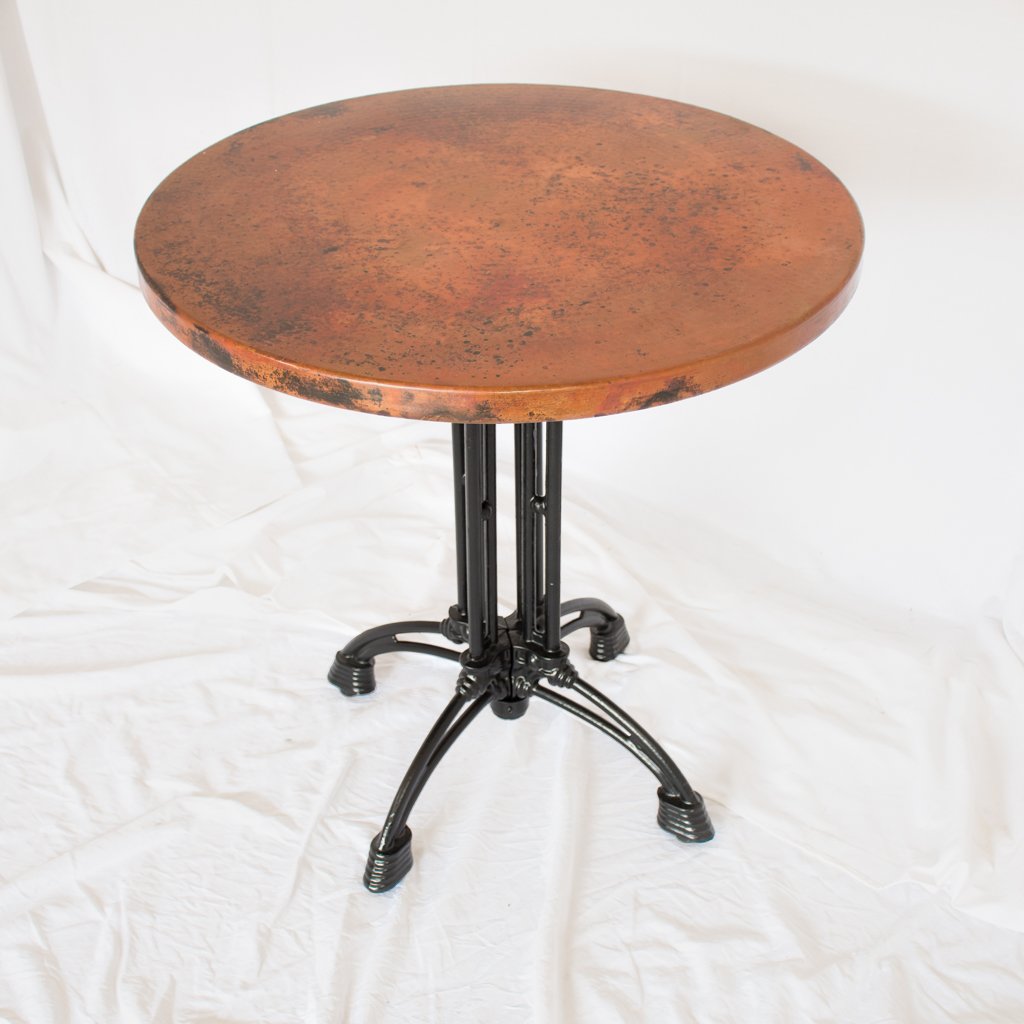 Potosi Round Copper Bistro Table Small