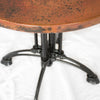 Potosi Round Copper Restaurant Table Small