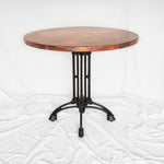 Potosi Round Copper Bistro Table Large