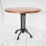 Artesanos Potosi Round Copper Bistro Table