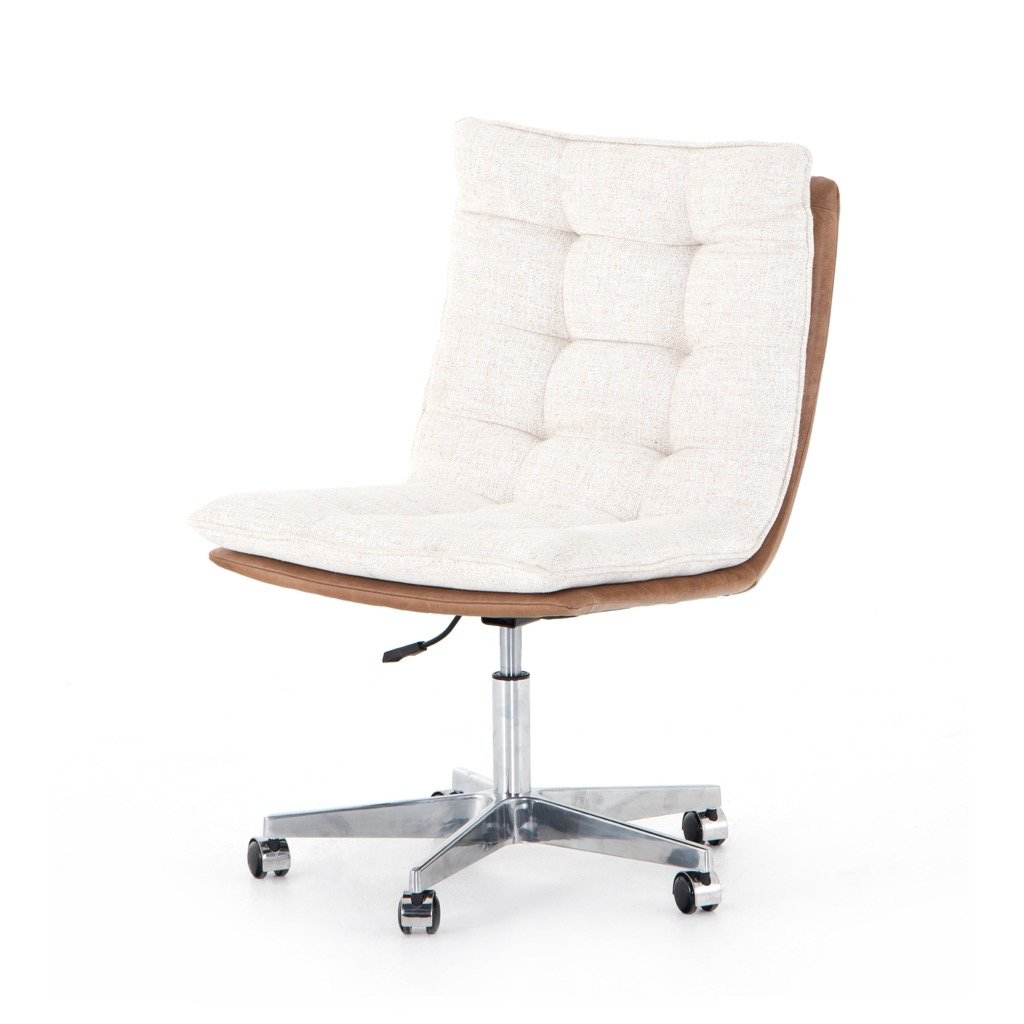 Quinn Desk Chair - Chaps Saddle