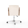 Reuben White Fabric Desk Chair Four Hands CABT-9121-127