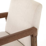 Reuben White Fabric Desk Chair Four Hands CABT-9121-127