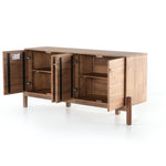 Reza Sideboard - Smoked Honey Open Doors