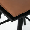 Whiskey Saddle Cushion Ripley Counter Stool