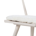 228280-004 Ripley Dining Chair Cream Shorn Sheepskin